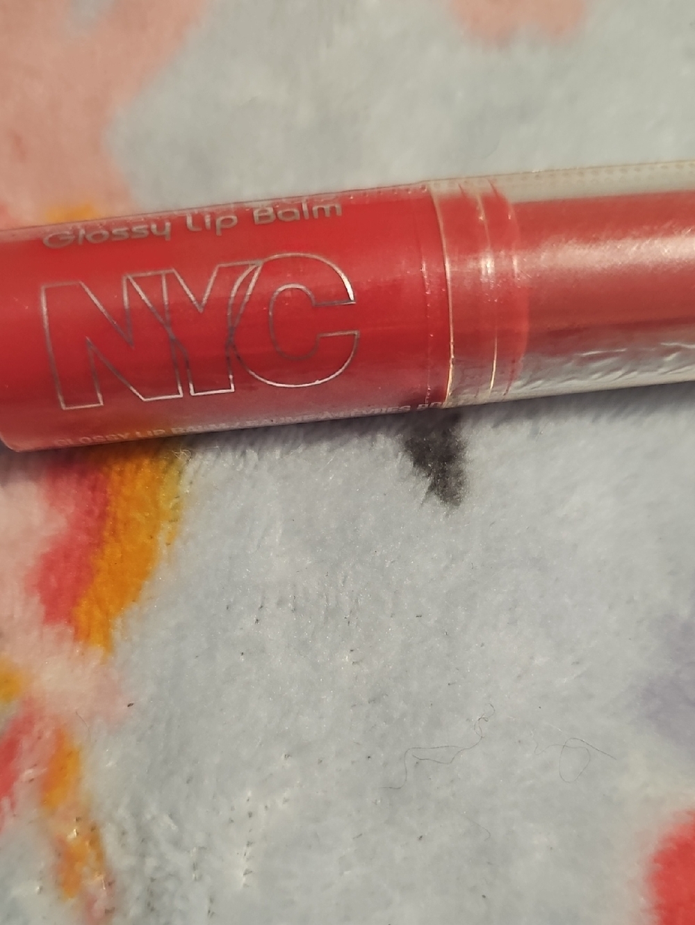 NYC Glossy Lip Balm in Vibrant Red